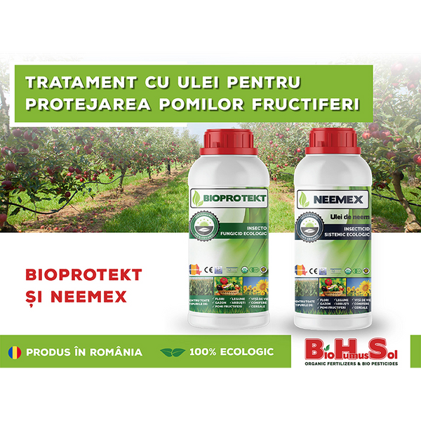 Pachetul de tratament cu ulei pentru protejarea pomilor fructiferi